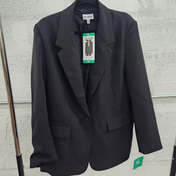 NWT Steve Madden Black Tailored Blazer Jacket Women’s XL - Picture 4 of 16